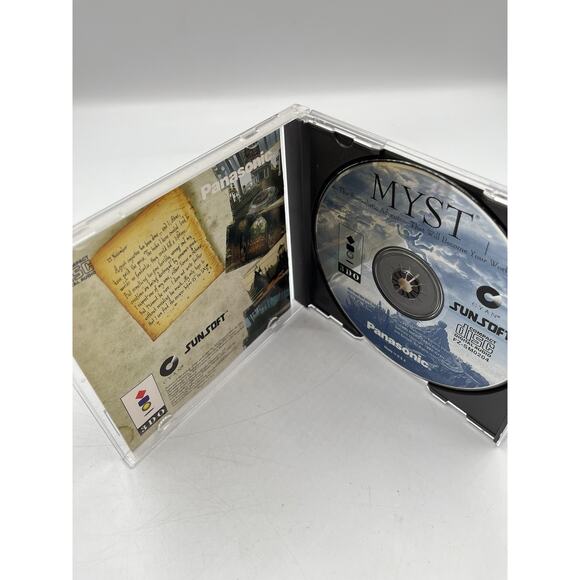 Myst (Panasonic 3DO, 1995) Complete In Jewel Case Works Vintage 90s Video Game - Picture 4 of 8